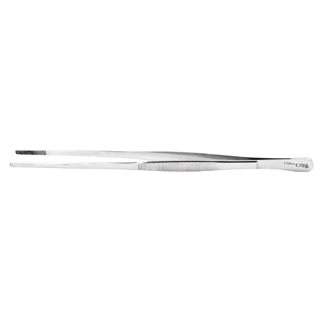 NISBETS CC164 SS ROUND TIP TWEEZER 30CM