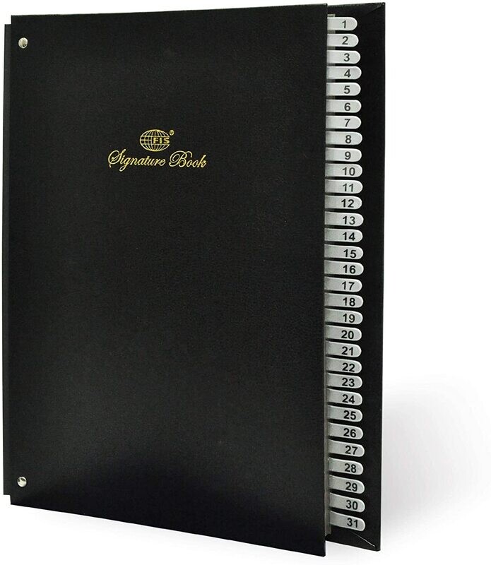 FIS 31 DIVISION SIGNATURE BOOK FSCL1-31