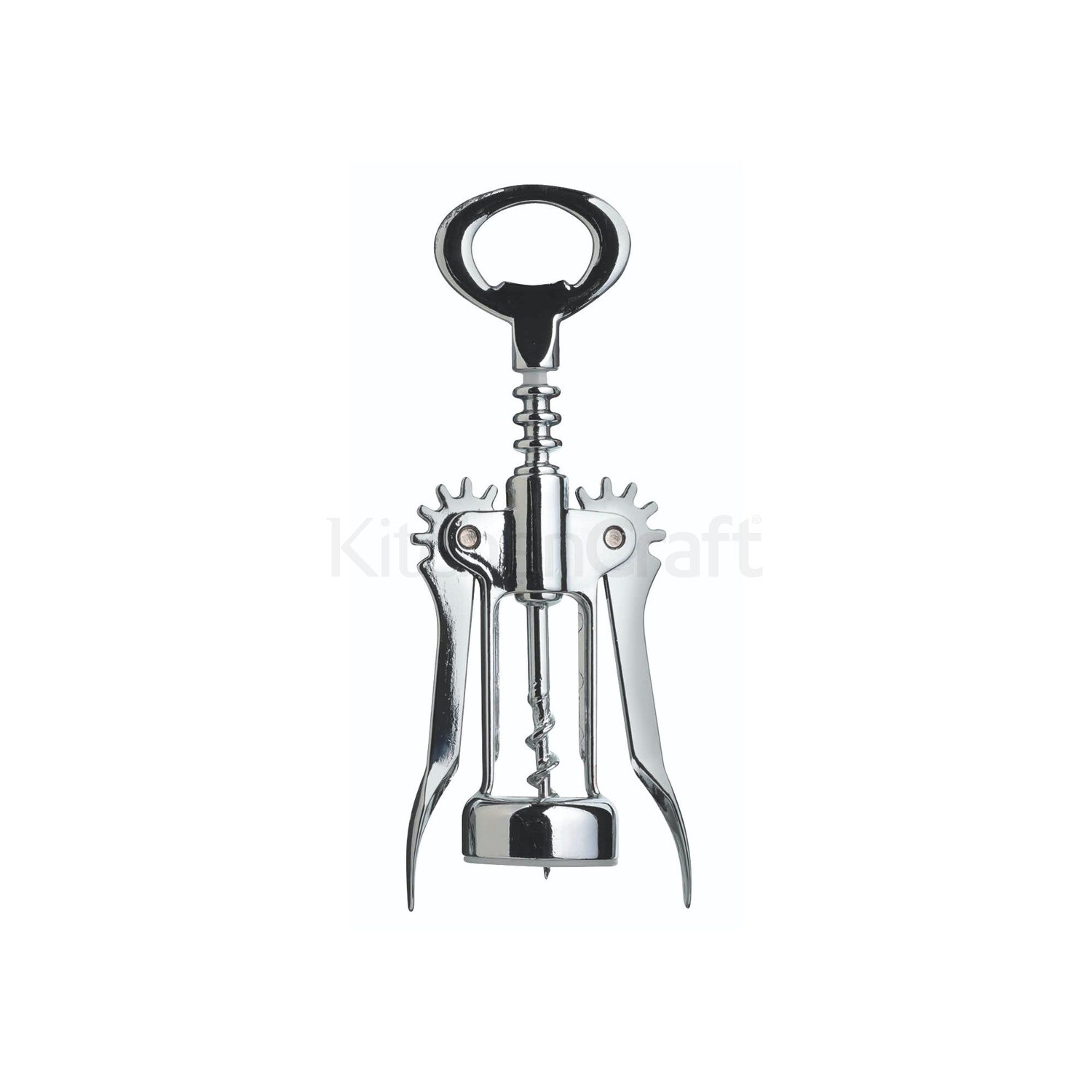 KC BC CORKSCREW WINGED CHROME PLATED