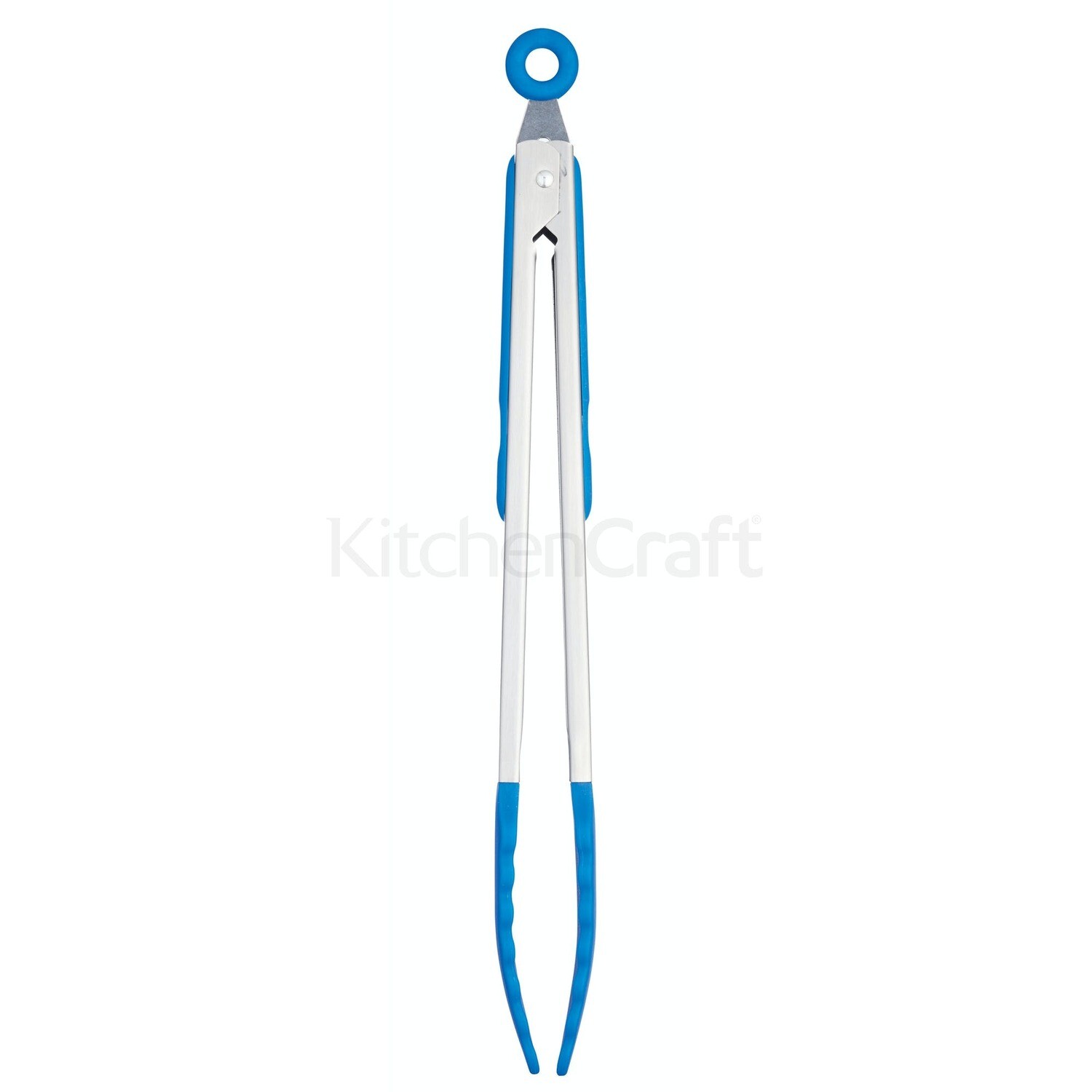KC SS 30CM BR SILICON TONGS BLUE CWSSTONGSBLU