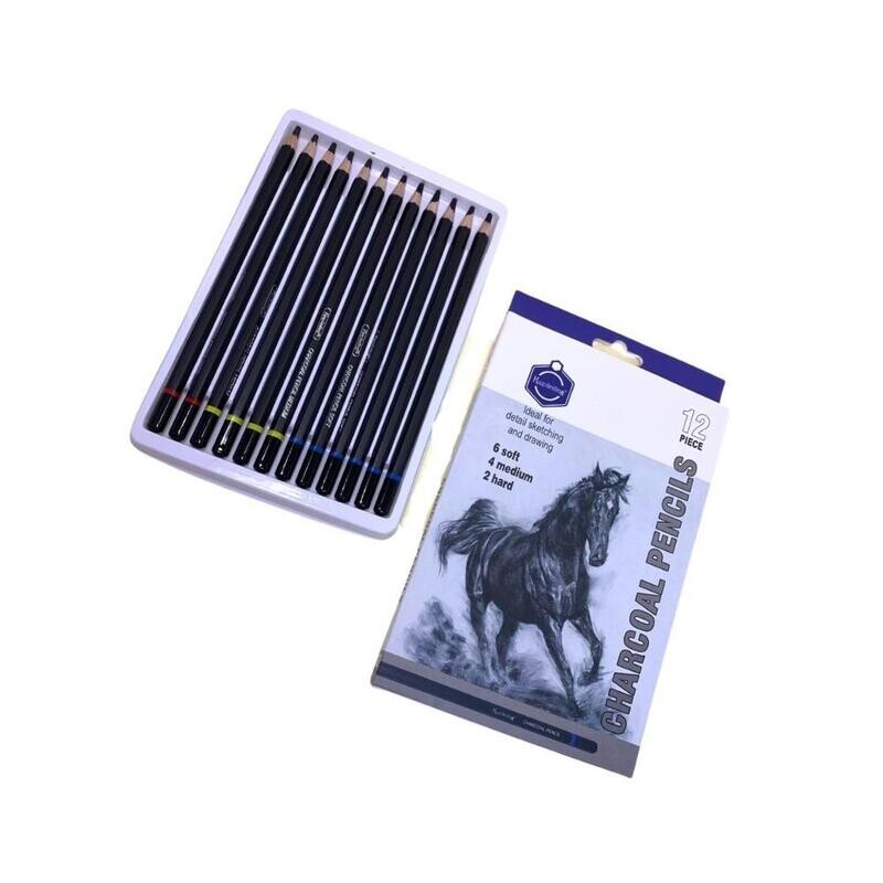 RSC KEEP SMILE 12PC CHARCOAL PENCIL TB1060 P21-139