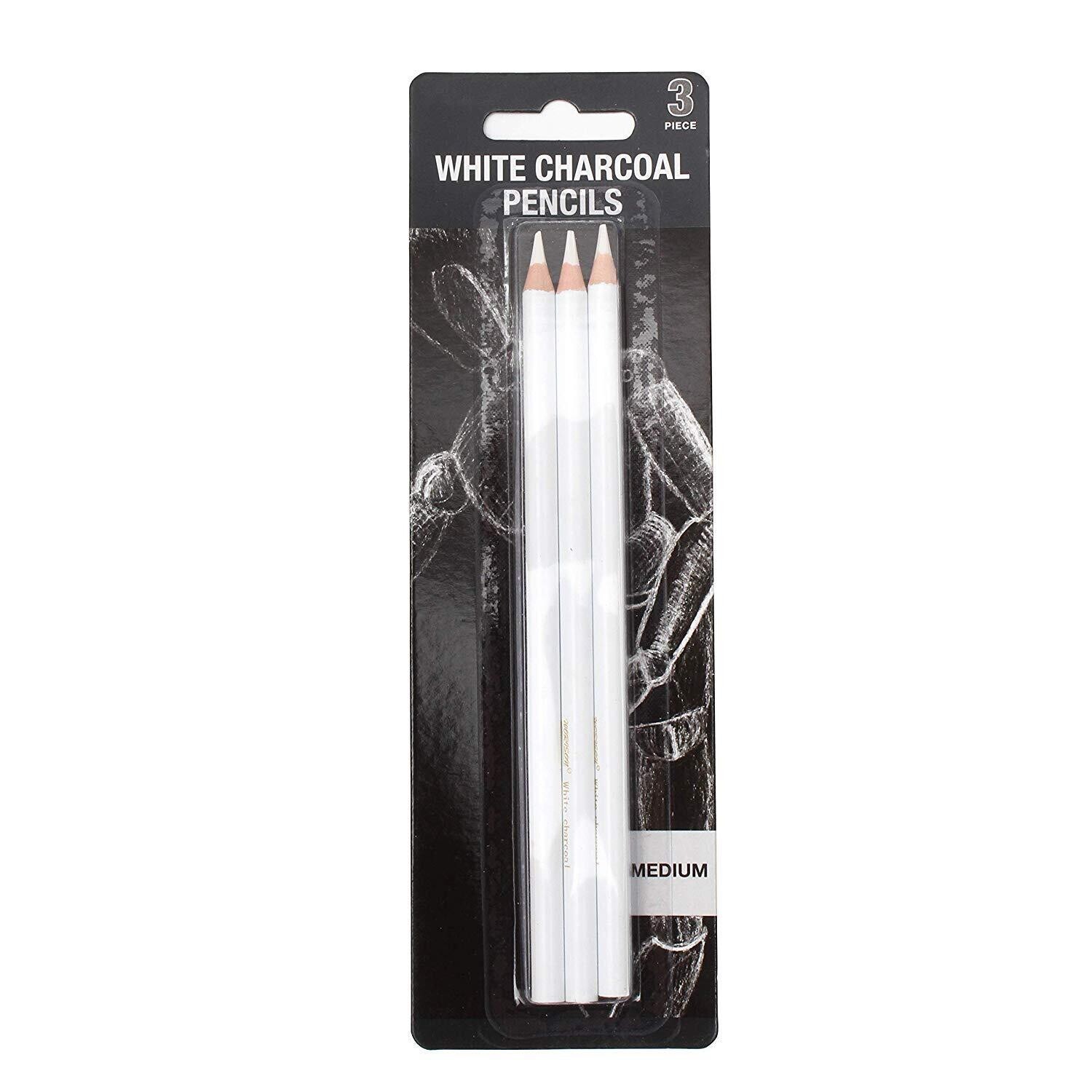 RSC KEEPSMILE 3PCS WHITE CHARCOAL PENCIL P21-142