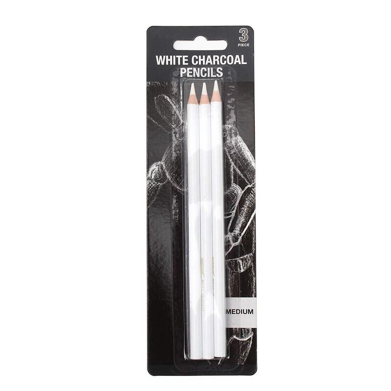 RSC KEEPSMILE 3PCS WHITE CHARCOAL PENCIL P21-142