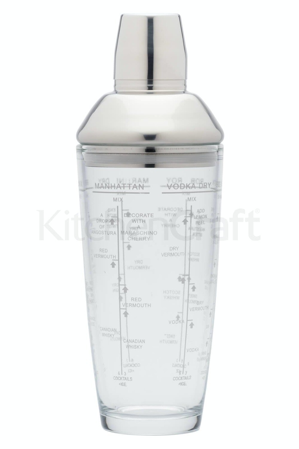 KC 700ML BC BOSTON COCKTAIL SHAKER GLASS KCBCBOSTO