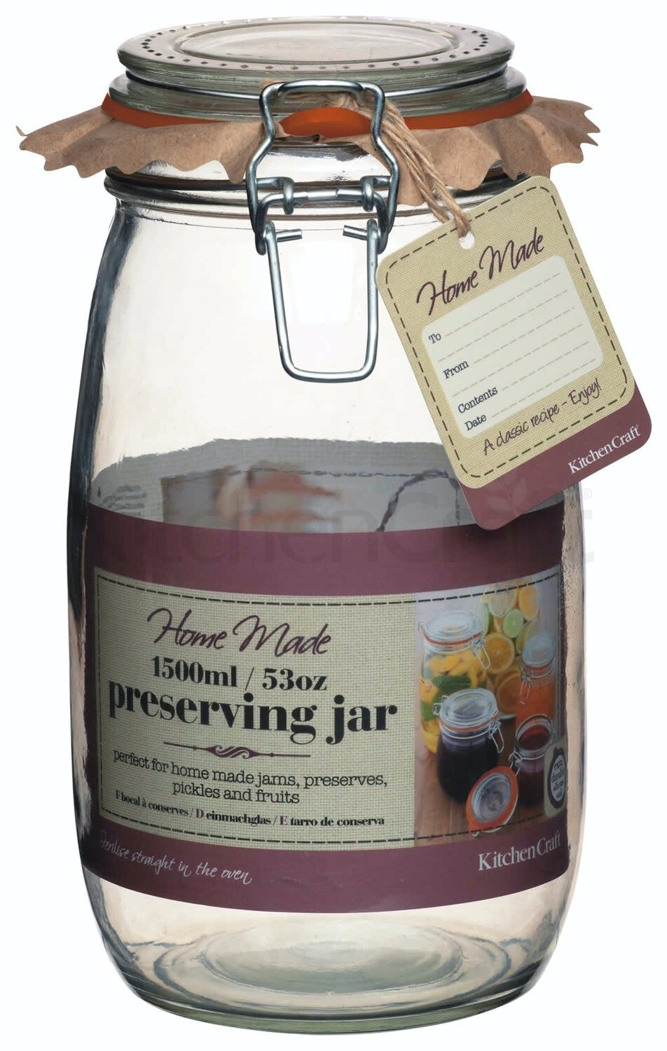 KC 1500ML HM PRESERVING JAR KCLP1500