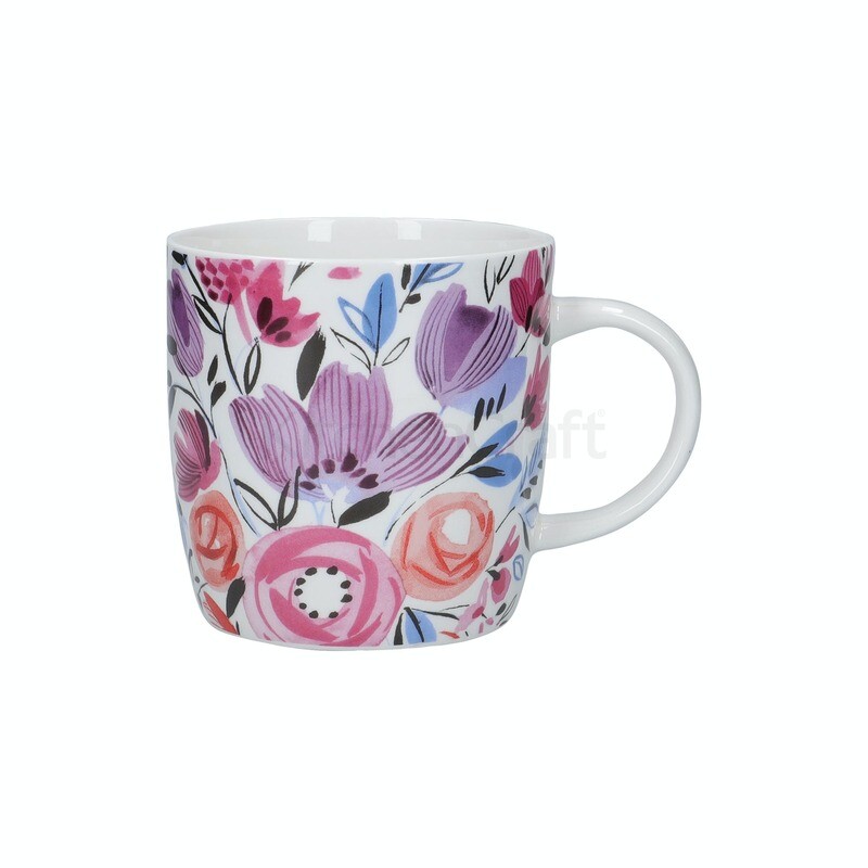 KC 425ML MODERN ROSE BARREL MUG KCMBAR167