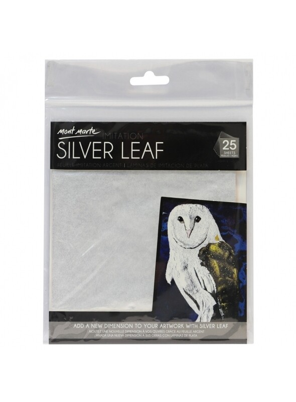RSC/MM 14X14CM SILVER LEAF 25SHT MAXX0021 D19-124
