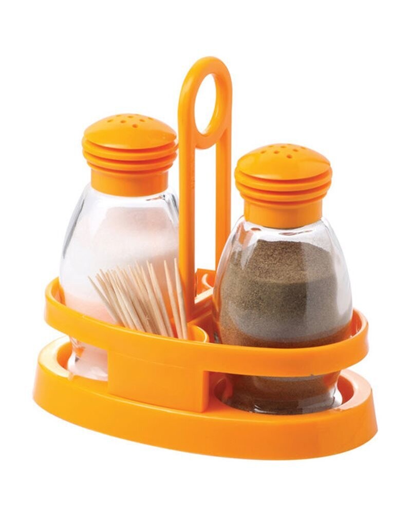 HEREVIN 95CC SALT &amp; PEPPER SHAKER SET 122020-000, Colour: Orange