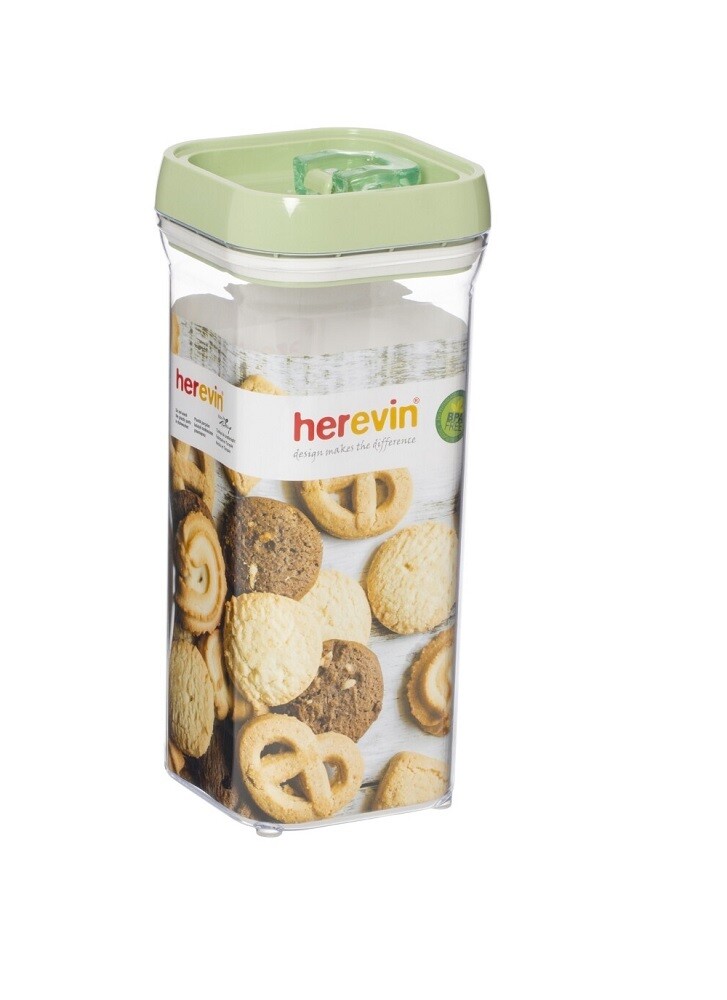 HEREVIN 1.5LIT STORAGE CANISTER 161203-500, Colour: Green