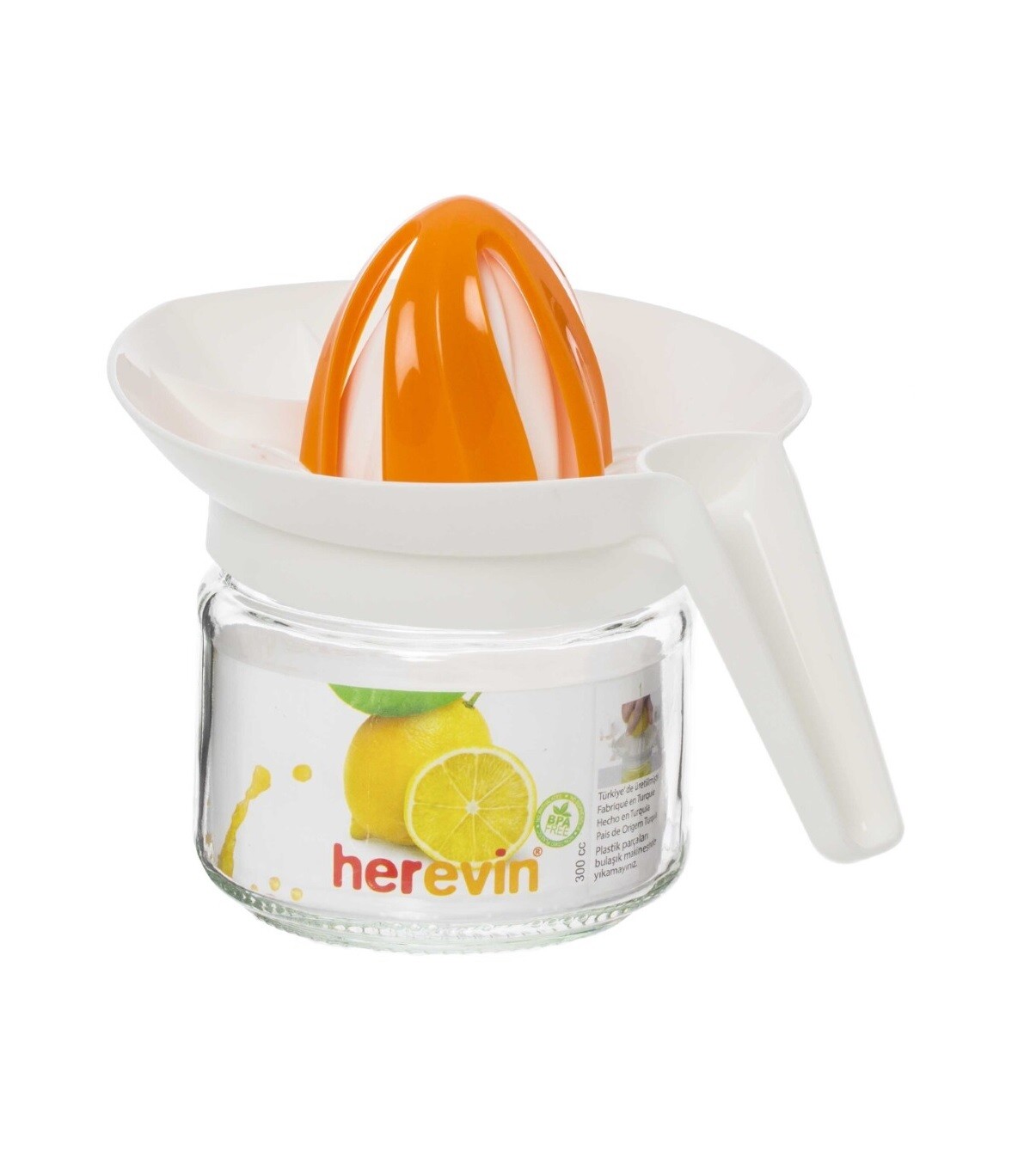 HEREVIN 300CC CITRUS SQUEEZER 131421-000, Colour: Orange