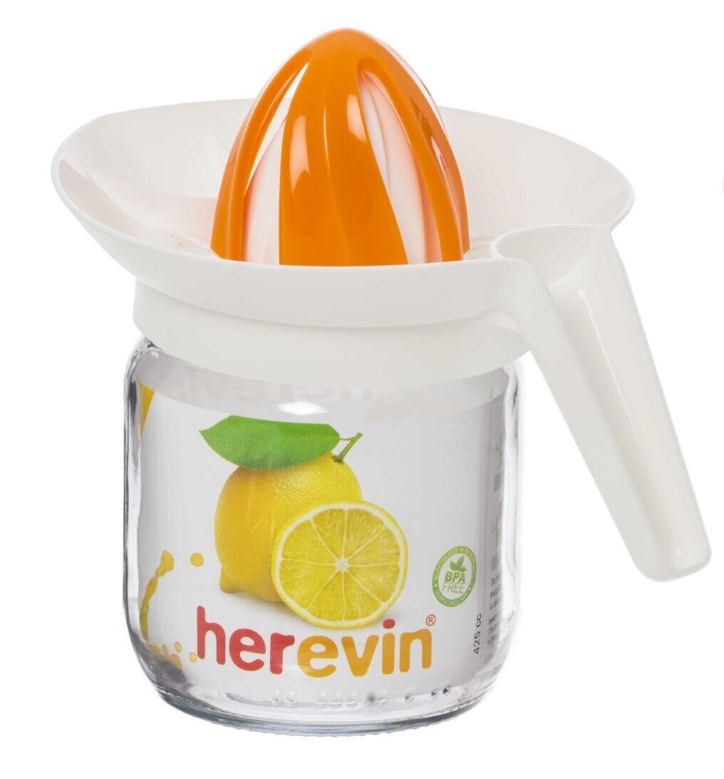 HEREVIN 425CC CITRUS SQUEEZER 131422-000, Colour: Orange