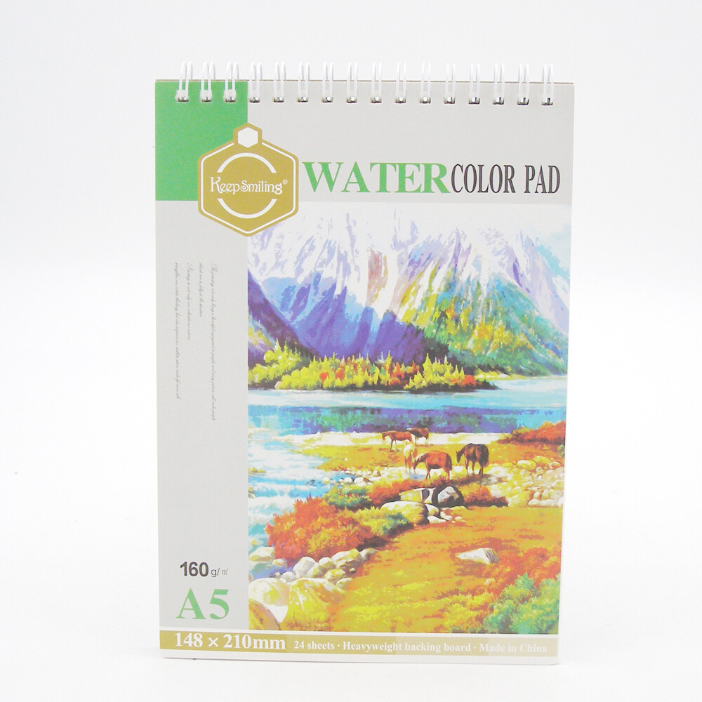 RSC BOMEGA A5 WATER COLOR PAD 24SH D19-131