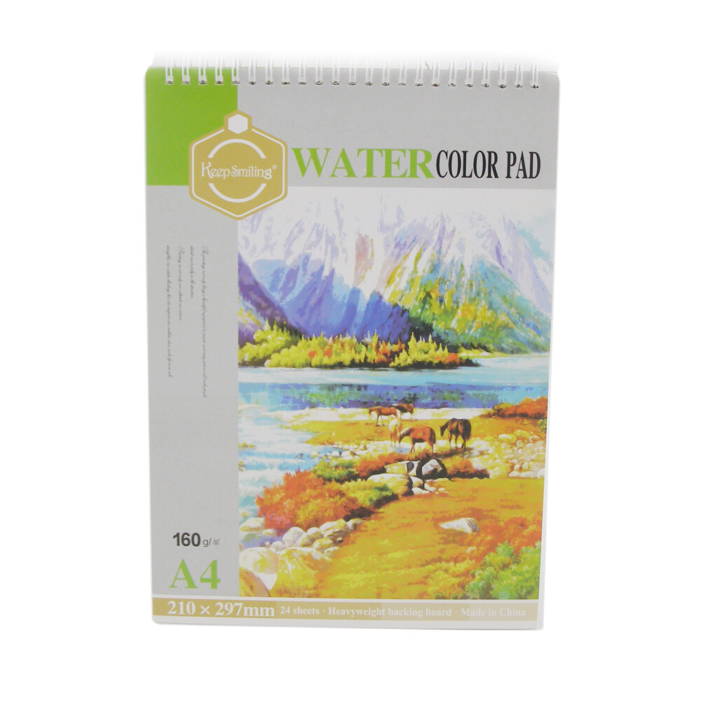 RSC A4 WATERCOLOR PAD 160GRM 24SHS D19-132