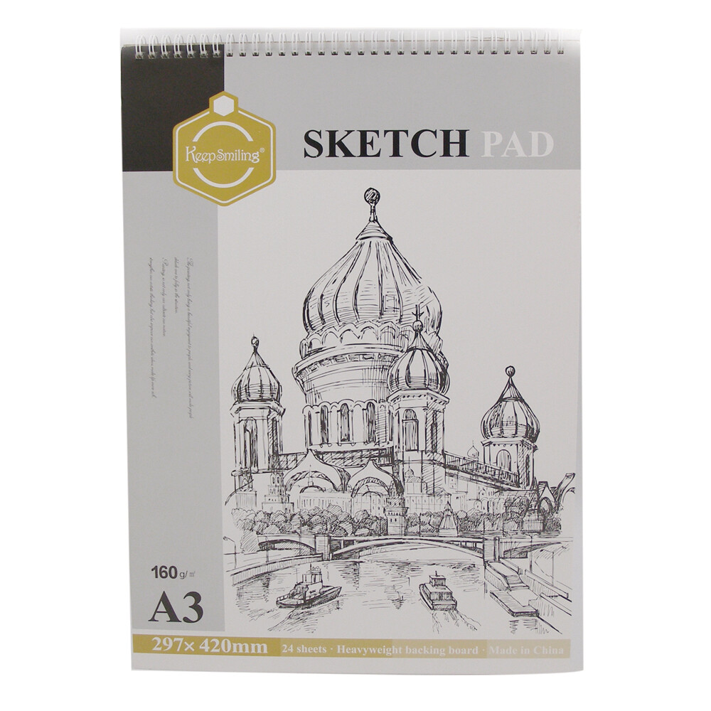 RSC/KEEPSMILE A3 SKETCH PAD 160GRM 24SHS D19-130