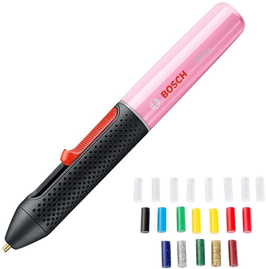 BOSCH GLUEY CUPCAKE PINK CORDLESS GLUE GUN