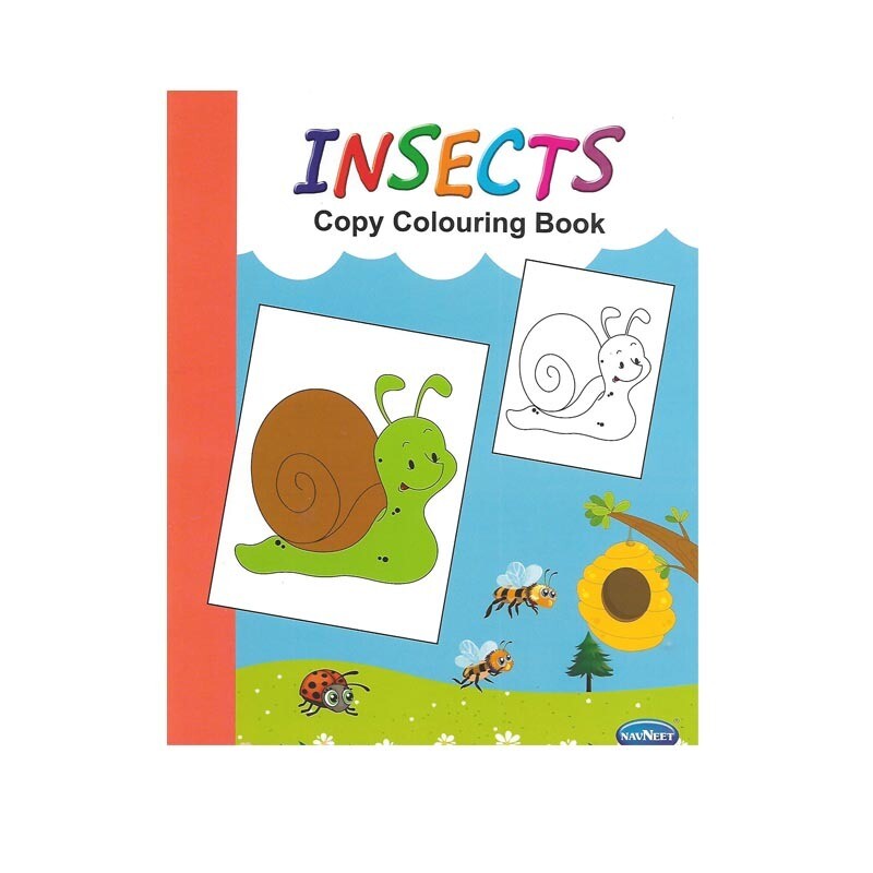 NAVNEET COPY COLOURING BOOK - INSECTS F1058