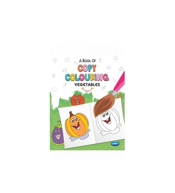 NAVNEET COPY COLOURING BOOK-VEGETABLES F0965