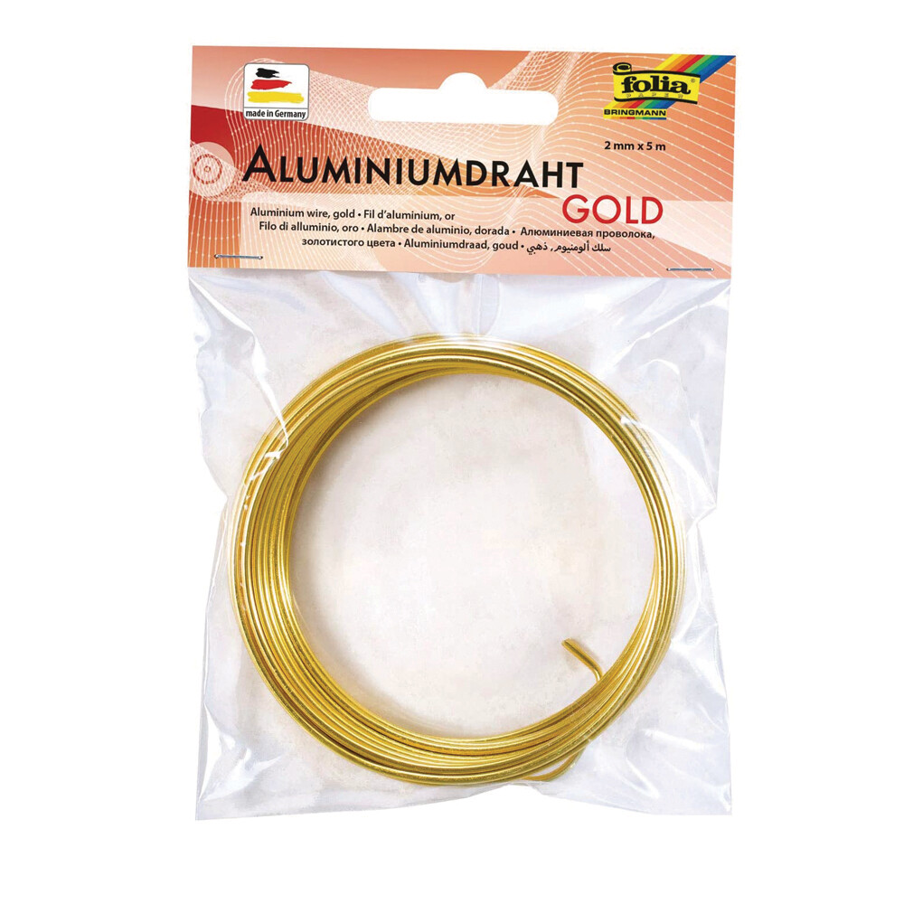 FOLIA ALU. WIRE 2MMX5M GOLD 79665