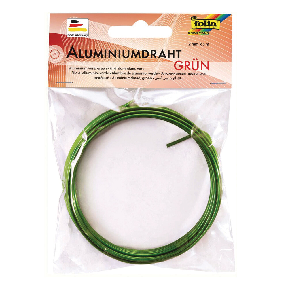 FOLIA ALU. WIRE 2MMX5M GREEN 79651