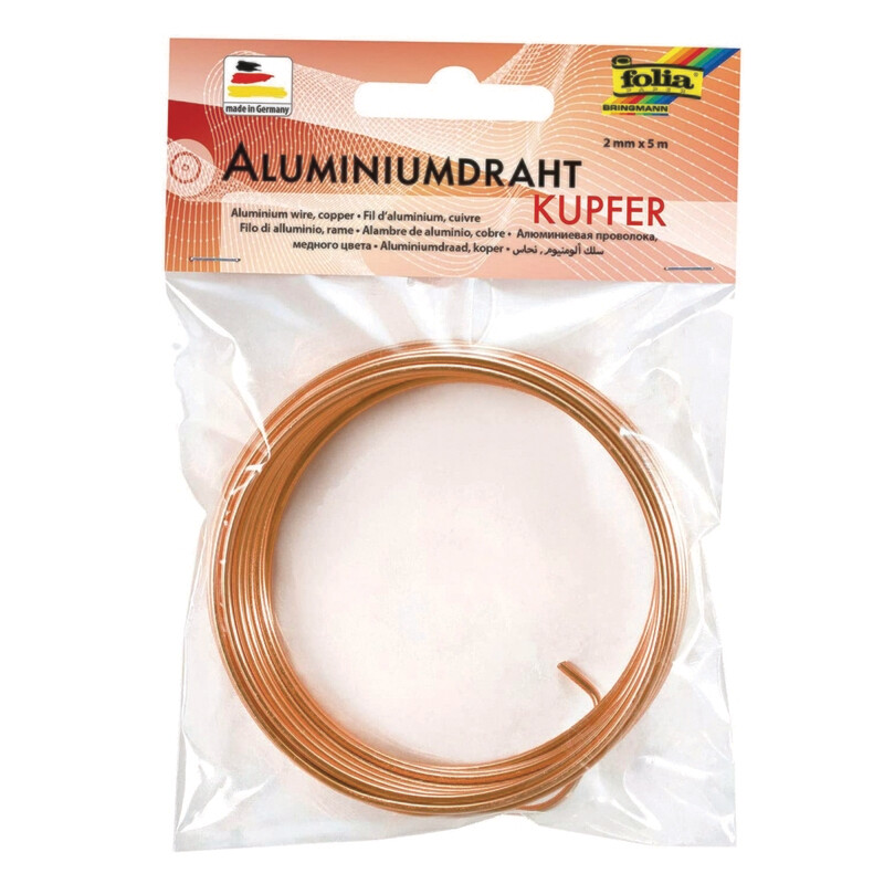 FOLIA ALU. WIRE 2MMX5M COPPER 79644