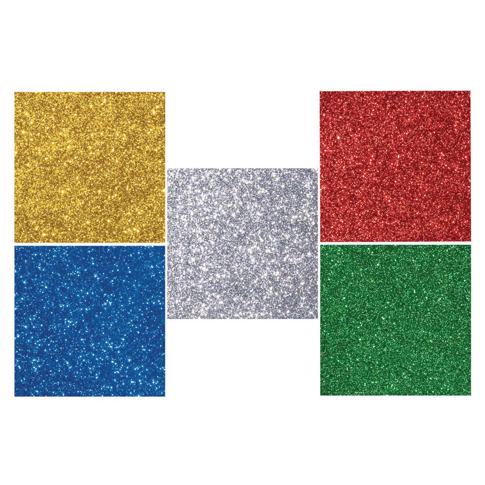 FOLIA A4 GLITTER FOAM SHEET SELF ADHESIVE 5SHS