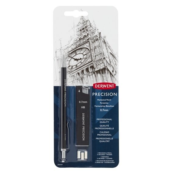 DERWENT 0.7MM HB MECHANICAL PENCIL SET 2302429