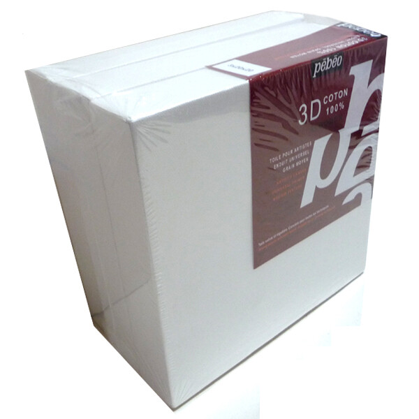PEBEO 3D 10X10 3PCS COTTON CANVAS 782498