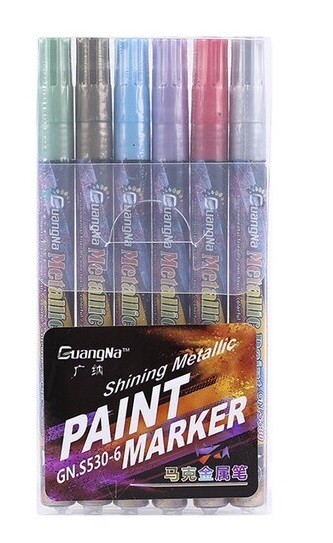 RSC 6PC METALLIC PAINT MARKER S530-6 P20-56