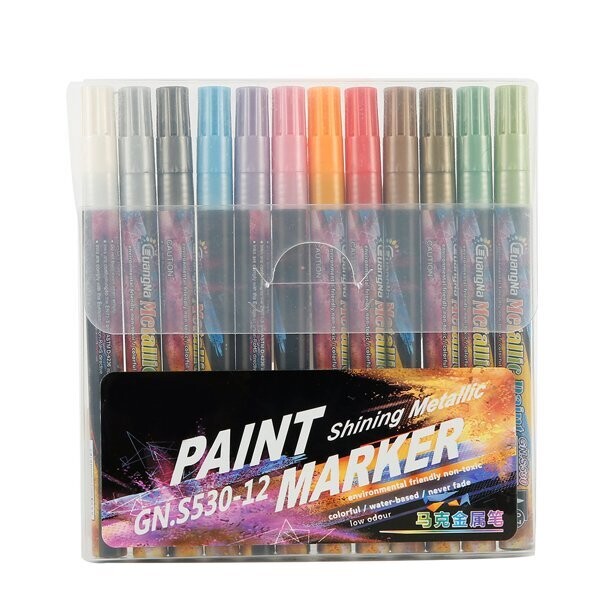 RSC 12PC METALLIC PAINT MARKER S530-12 P20-57