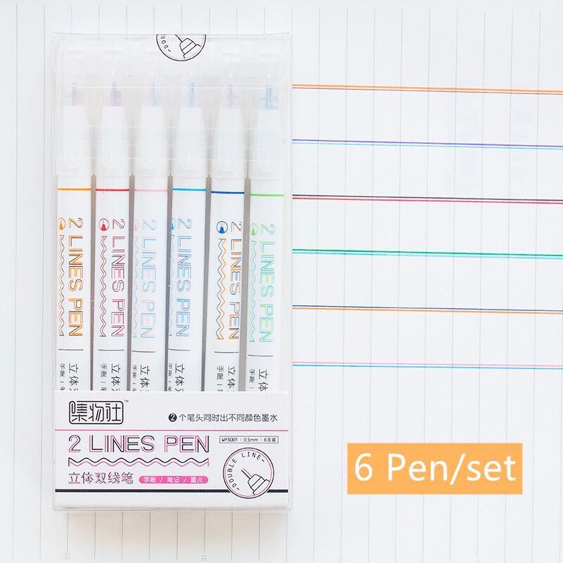 RSC COLOR PEN 2 LINE SET OF 6 P21-213