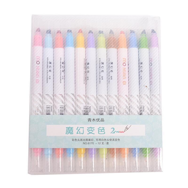 RSC MAGIC COLOR MARKER TWIN HEAD SET OF 12 P21-214