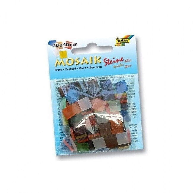 FOLIA MOSAIK 10X10MM TILES ASSORTED COLOURS