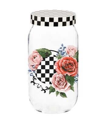 HEREVIN 1LIT CANISTER JAR-CHECKERS 145177-800