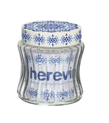 HEREVIN 0.95LIT EMBOSSED CANISTER-ETHNIC 144003-01
