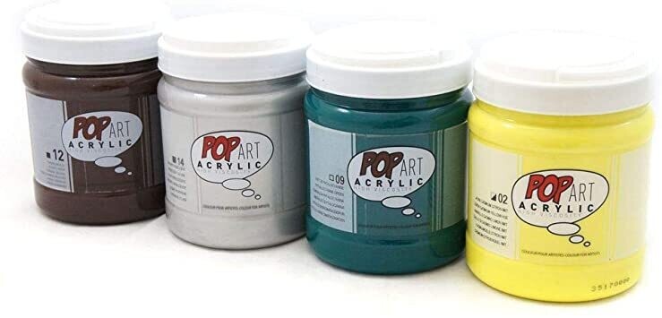 PEBEO 700ML POP ART COLOR ASSTD