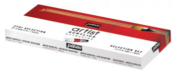 PEBEO 10X37ML ACRYLIC EXTRA FINE COLOR SET 823001