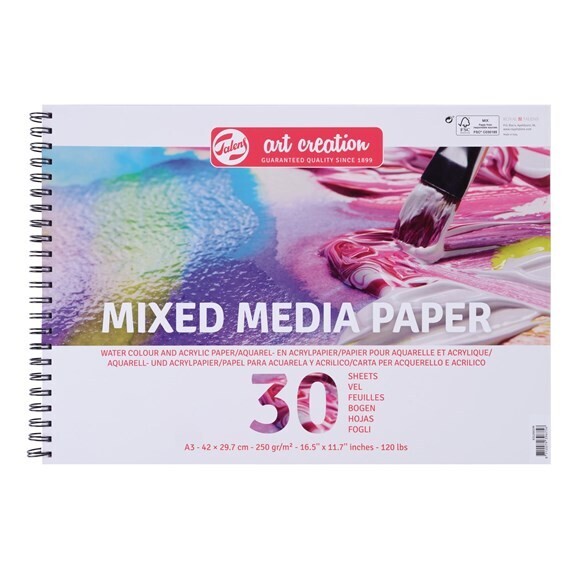 ROYAL TALENS A3 MIXED MEDIA PAD 30SHT 250GRM