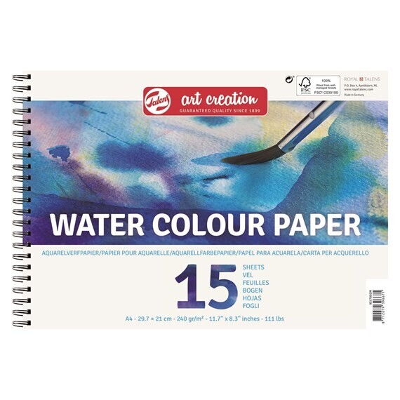 ROYAL TALENS A4 WATER COLOR PAPER 15SHT 240GRM
