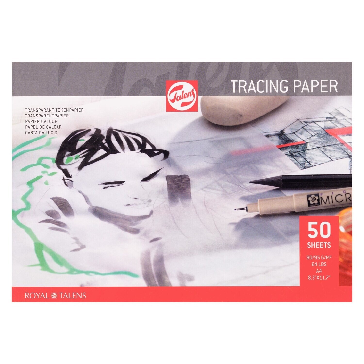 ROYAL TALENS A4 TRACING PAPER 90GSM 9150032