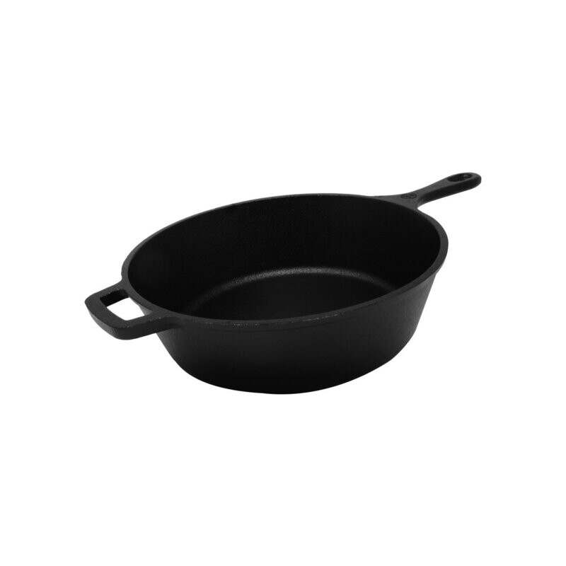 WESTINGHOUSE 3QT CI DUTCH OVEN W/SKILLET LID