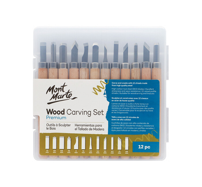 MM 12PCS WOOD CARVING SET MMSP0023 P21-092
