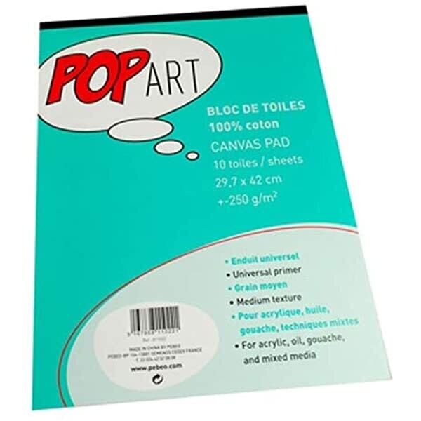 PEBEO A4 20SHS COTTON POP ART BLOCK 811021