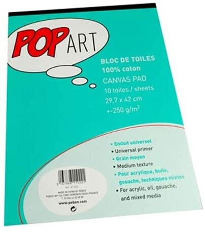 PEBEO A3 10SHS COTTON POP ART BLOCK 811022