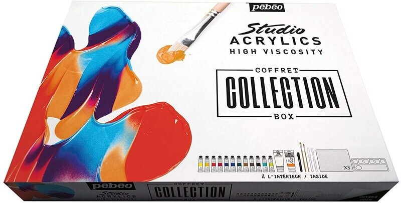 PEBEO 12X20ML ACRYLIC COLLECTION BOX SET 833309
