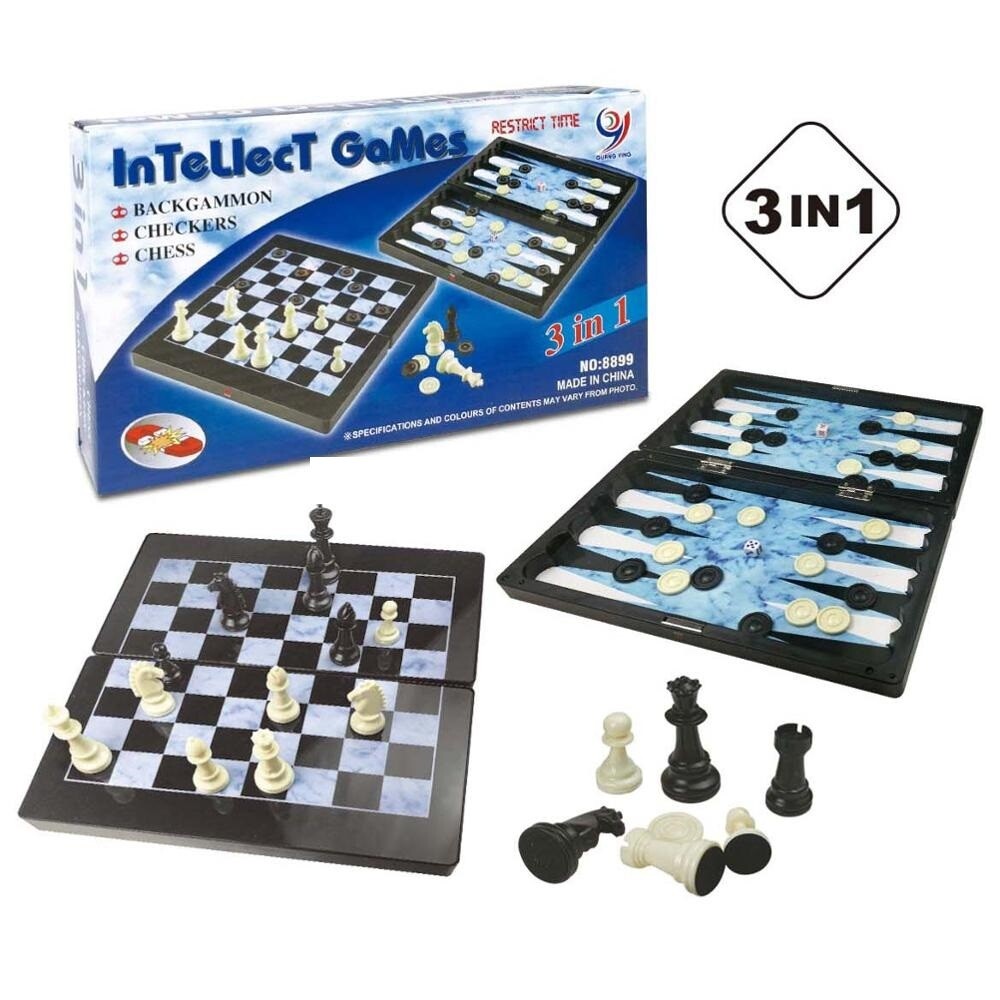 RSC 3 IN 1 INTELLECT GAMES CHE+CHEC+BACGAM C15-164