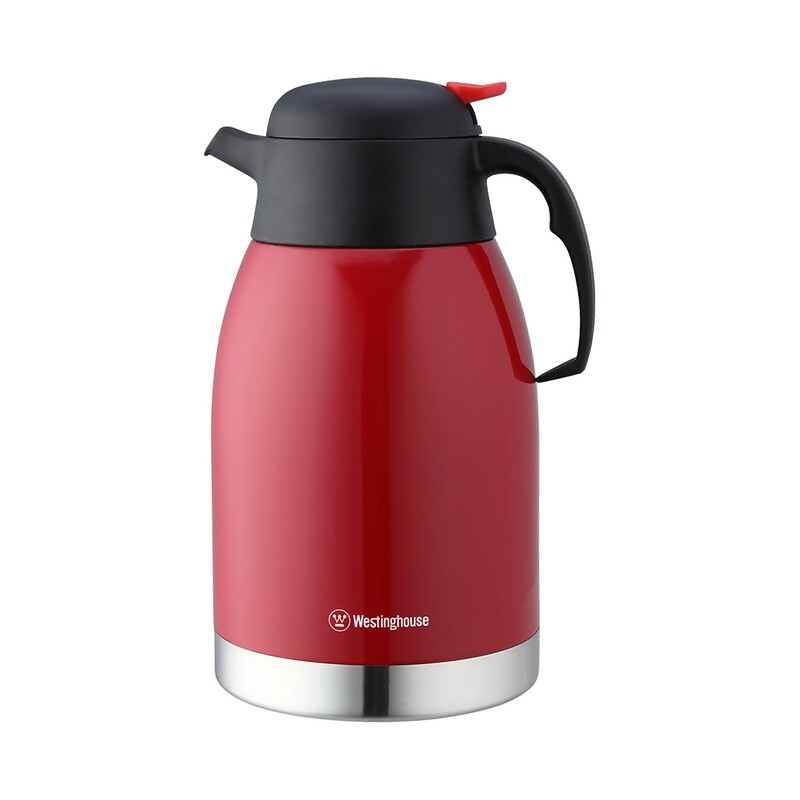 WESTINGHOUSE SS 2000ML VACUUM FLASK RED 2LIT