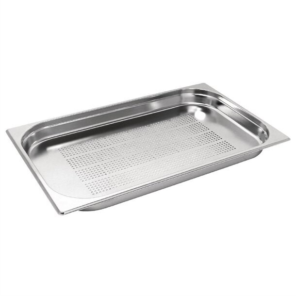 DURAWARE SS GN PAN 1/1 40MM PERFORATED