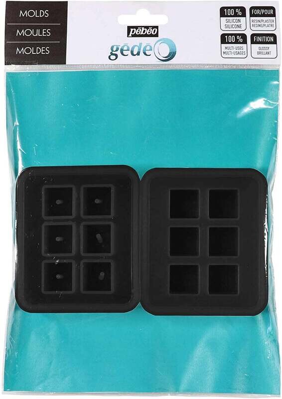 PEBEO GEDEO 2PCS CUBIC MOLDES SILICON 766134