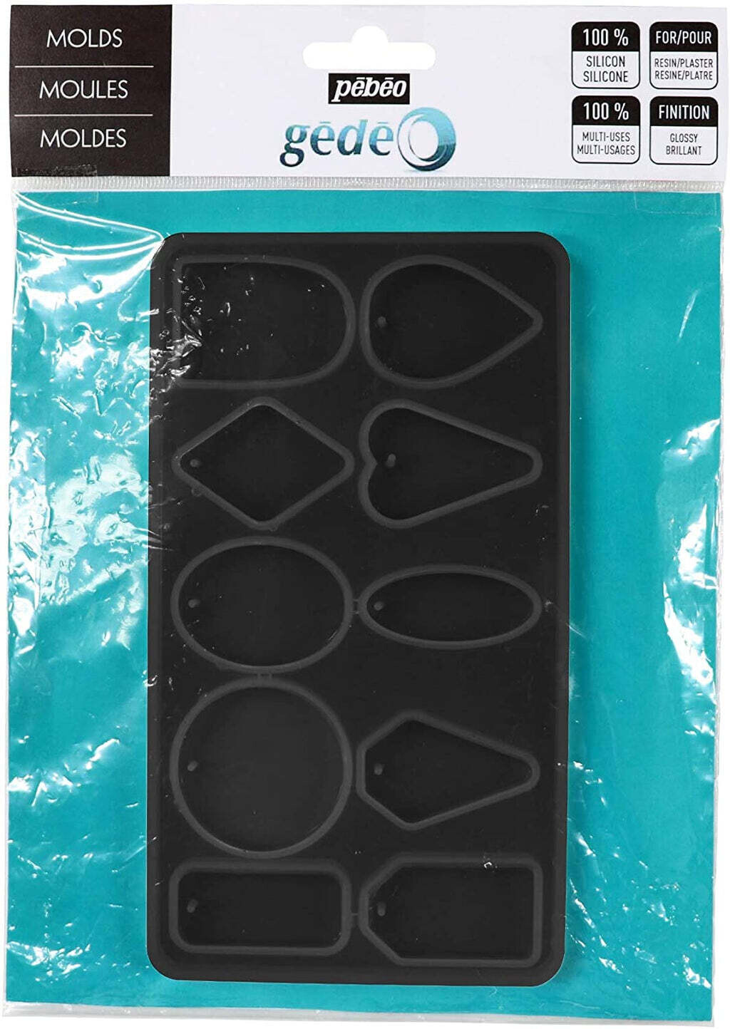 PEBEO GEDEO GEOMETRIC BOARD MOLDES NO-02 SILICON