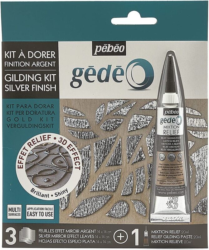 PEBEO GEDEO 3PC SILVER LEAVES+20ML MIXTON RELIEF